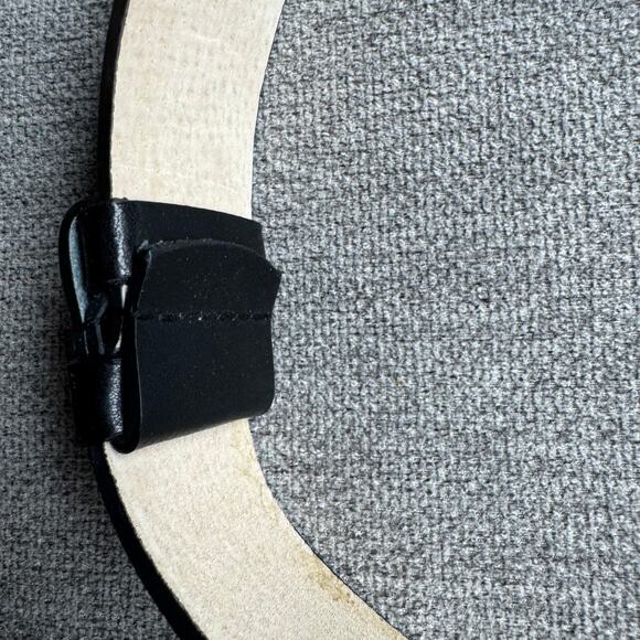 Chico\'s Interlock Double Circle Belt Black Hammered Metal Women\'s M/L main image 9
